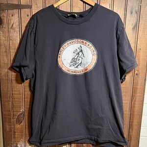 Harley-Davidson Charcoal Racing Tee